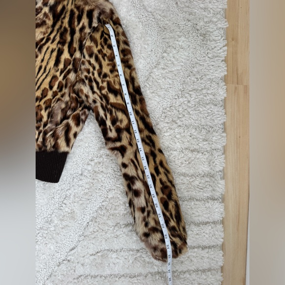 Vintage Guess Leopard Printed Rabbit Jacket - Picture 6 of 7